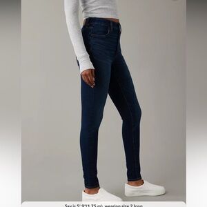 American Eagle Hi-Rise Jegging-Dark Wash-Size 10
